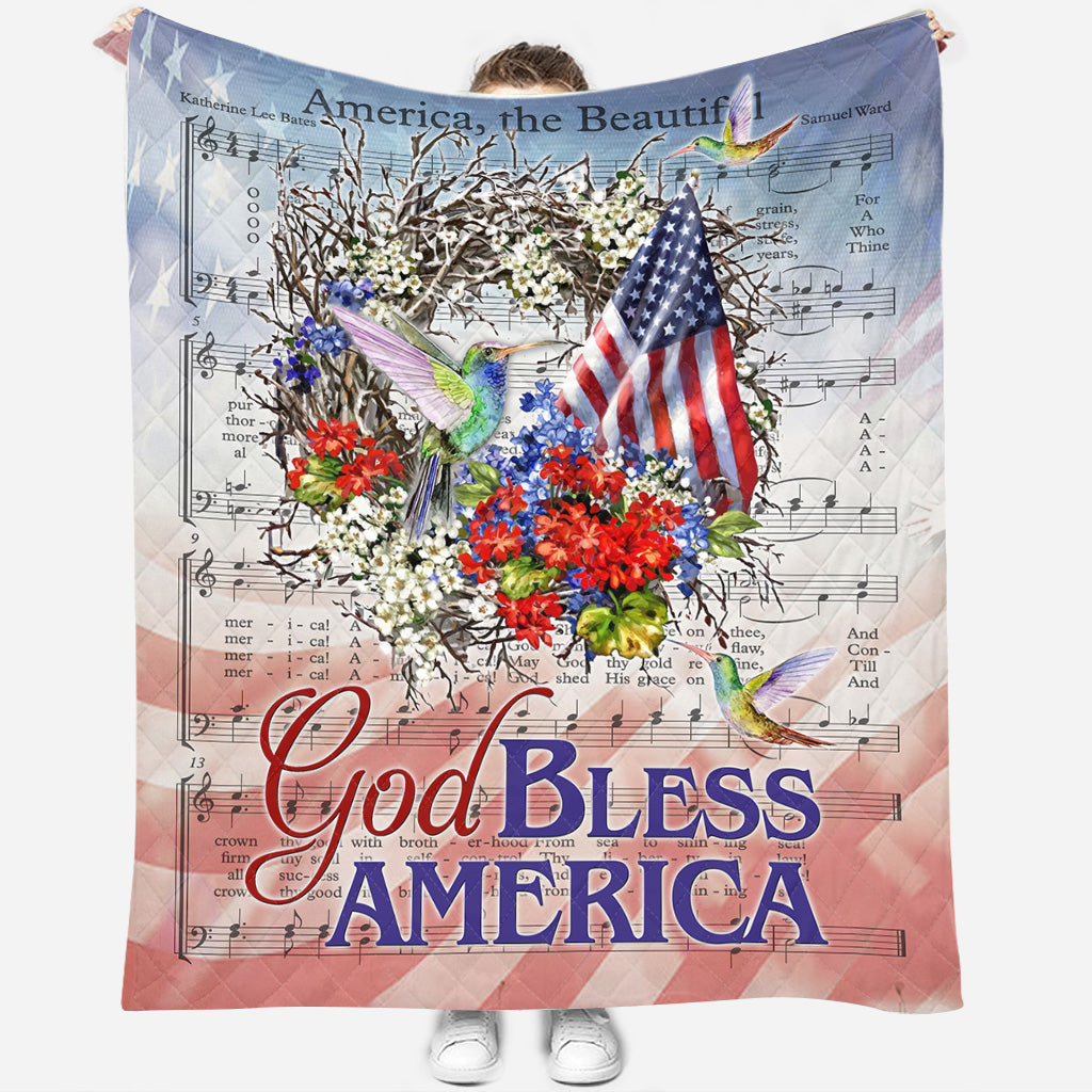 BlueJose God NVGO10QI Premium Quilt Blanket