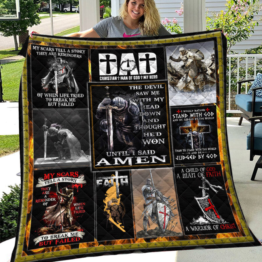 BlueJose God NVGO04QI Premium Quilt Blanket
