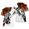 BlueJose Halloween Fish Reaper Custom Skull Fishing Long Sleeve Shirts