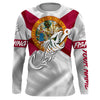 Bluejose Florida Fishing Fish Hook Skull Custom Name   Custom Fishing Shirts