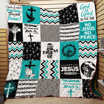 BlueJose God HBLTGO06QI Premium Quilt Blanket