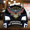 BlueJose Premium Unique United States Of America Eagle Patriotic Cap Multicolor Personalized